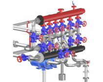 3D design ballast manifold